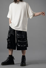 画像をギャラリービューアに読み込む, N/07 DOLMAN SHORT SLEEVE TEE / AQUASUITING THICK RIB (WHITE)
