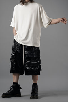 画像をギャラリービューアに読み込む, N/07 DOLMAN SHORT SLEEVE TEE / AQUASUITING THICK RIB (WHITE)