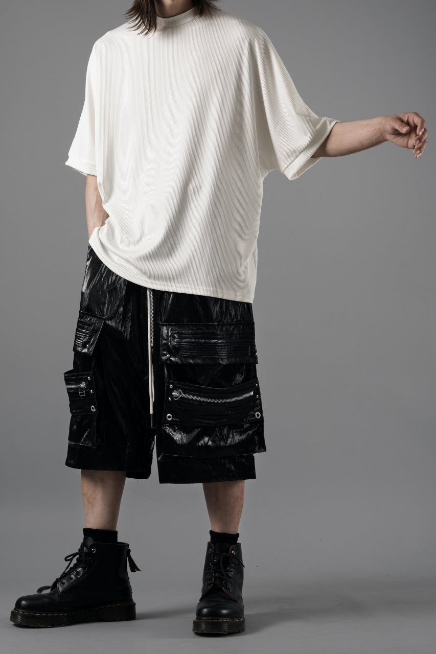 画像をギャラリービューアに読み込む, N/07 DOLMAN SHORT SLEEVE TEE / AQUASUITING THICK RIB (WHITE)
