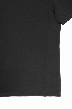 画像をギャラリービューアに読み込む, black crow x LOOM exclusive short sleeve tops / uneven linen jersey (BLACK)