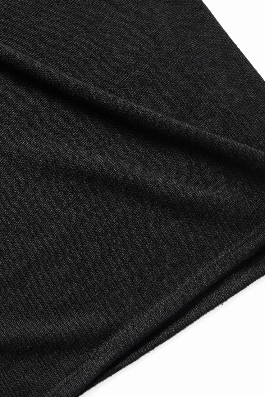 画像をギャラリービューアに読み込む, black crow x LOOM exclusive short sleeve tops / uneven linen jersey (BLACK)