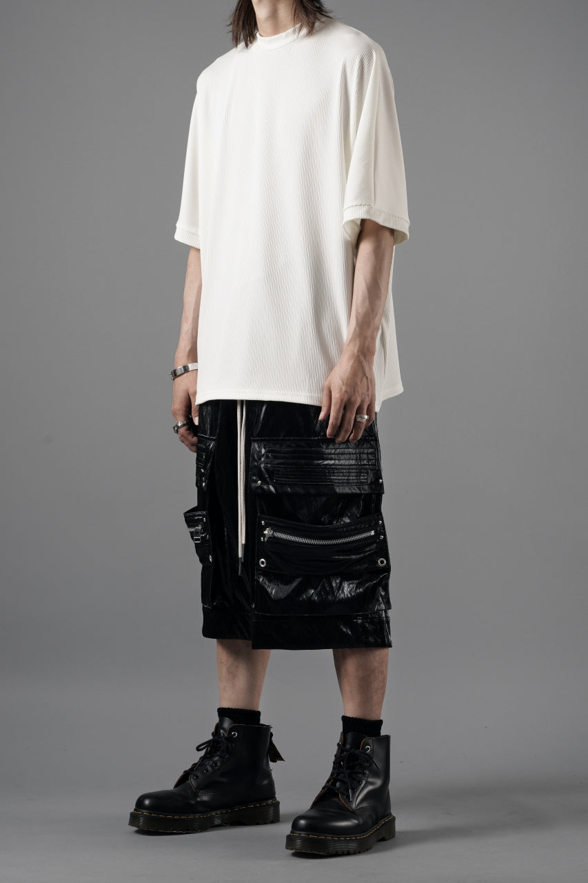 画像をギャラリービューアに読み込む, N/07 DOLMAN SHORT SLEEVE TEE / AQUASUITING THICK RIB (WHITE)