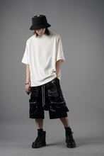 画像をギャラリービューアに読み込む, N/07 DOLMAN SHORT SLEEVE TEE / AQUASUITING THICK RIB (WHITE)