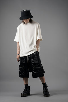 画像をギャラリービューアに読み込む, N/07 DOLMAN SHORT SLEEVE TEE / AQUASUITING THICK RIB (WHITE)