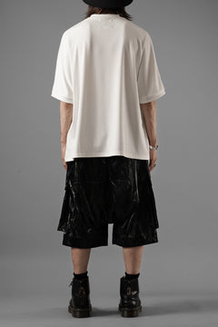 画像をギャラリービューアに読み込む, N/07 DOLMAN SHORT SLEEVE TEE / AQUASUITING THICK RIB (WHITE)