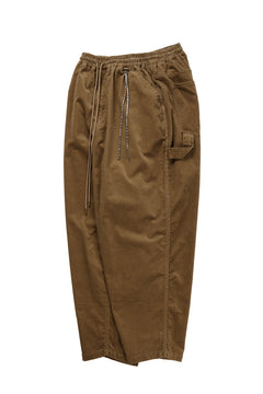 Load image into Gallery viewer, mastermind JAPAN WIDE CORDUROY PAINTER PANTS (CAMEL)