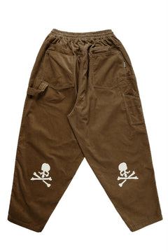Load image into Gallery viewer, mastermind JAPAN WIDE CORDUROY PAINTER PANTS (CAMEL)