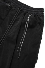 Load image into Gallery viewer, mastermind JAPAN WIDE CORDUROY PAINTER PANTS (BLACK)