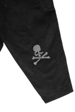Load image into Gallery viewer, mastermind JAPAN WIDE CORDUROY PAINTER PANTS (BLACK)