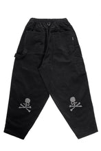 Load image into Gallery viewer, mastermind JAPAN WIDE CORDUROY PAINTER PANTS (BLACK)