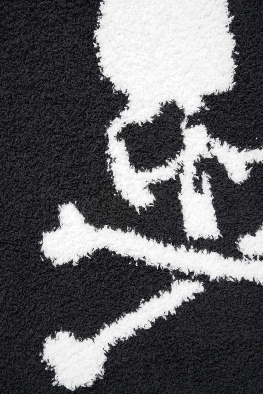 Load image into Gallery viewer, MASTERMIND WORLD LOUNGE LONG PANTS / SOFTLY BOA FLEECE (BLACK x WHITE)