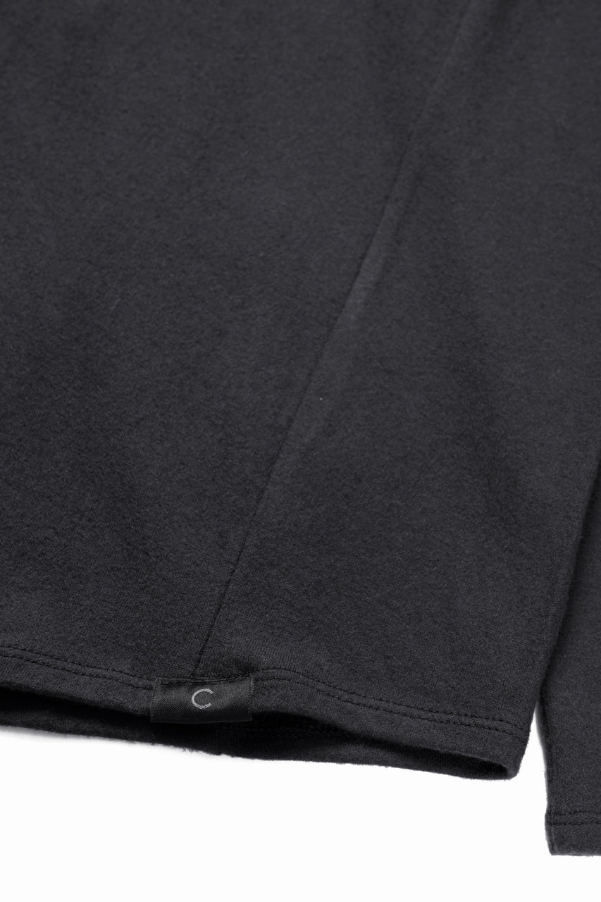 画像をギャラリービューアに読み込む, CAPERTICA SOLID L/S TEE / SUPER 140s WASHABLE WOOL MW_JERSEY (CARBON GRAY)