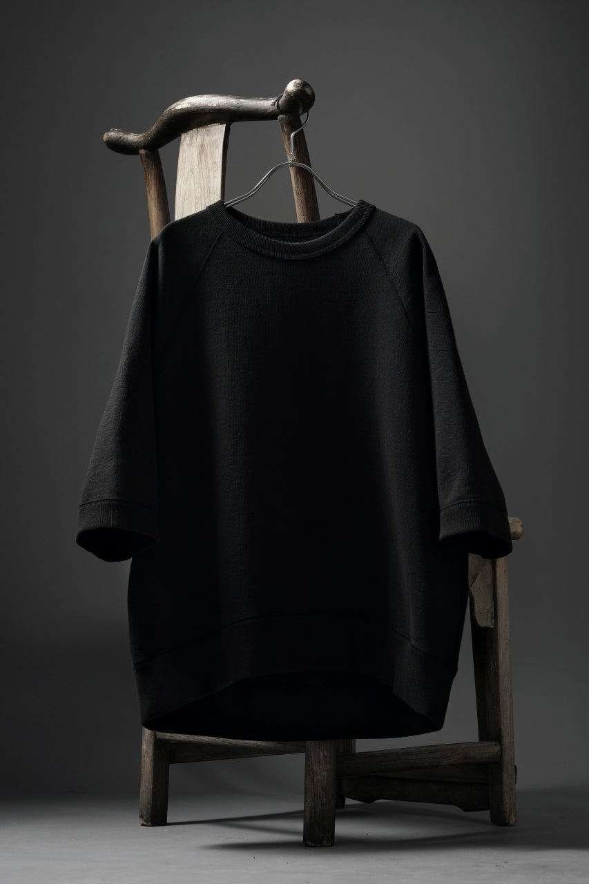 画像をギャラリービューアに読み込む, N/07 exclusive RAGLAN SHORT SLEEVE TOPS / US DRY TERRY (BLACK)
