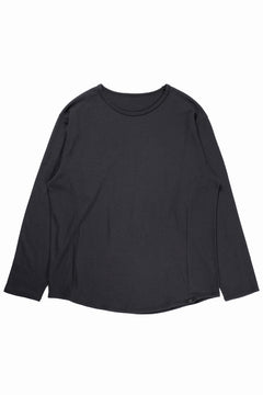 画像をギャラリービューアに読み込む, CAPERTICA SOLID L/S TEE / SUPER 140s WASHABLE WOOL MW_JERSEY (CARBON GRAY)