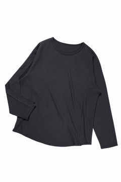 画像をギャラリービューアに読み込む, CAPERTICA SOLID L/S TEE / SUPER 140s WASHABLE WOOL MW_JERSEY (CARBON GRAY)