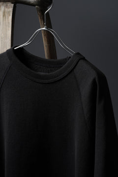画像をギャラリービューアに読み込む, N/07 exclusive RAGLAN SHORT SLEEVE TOPS / US DRY TERRY (BLACK)