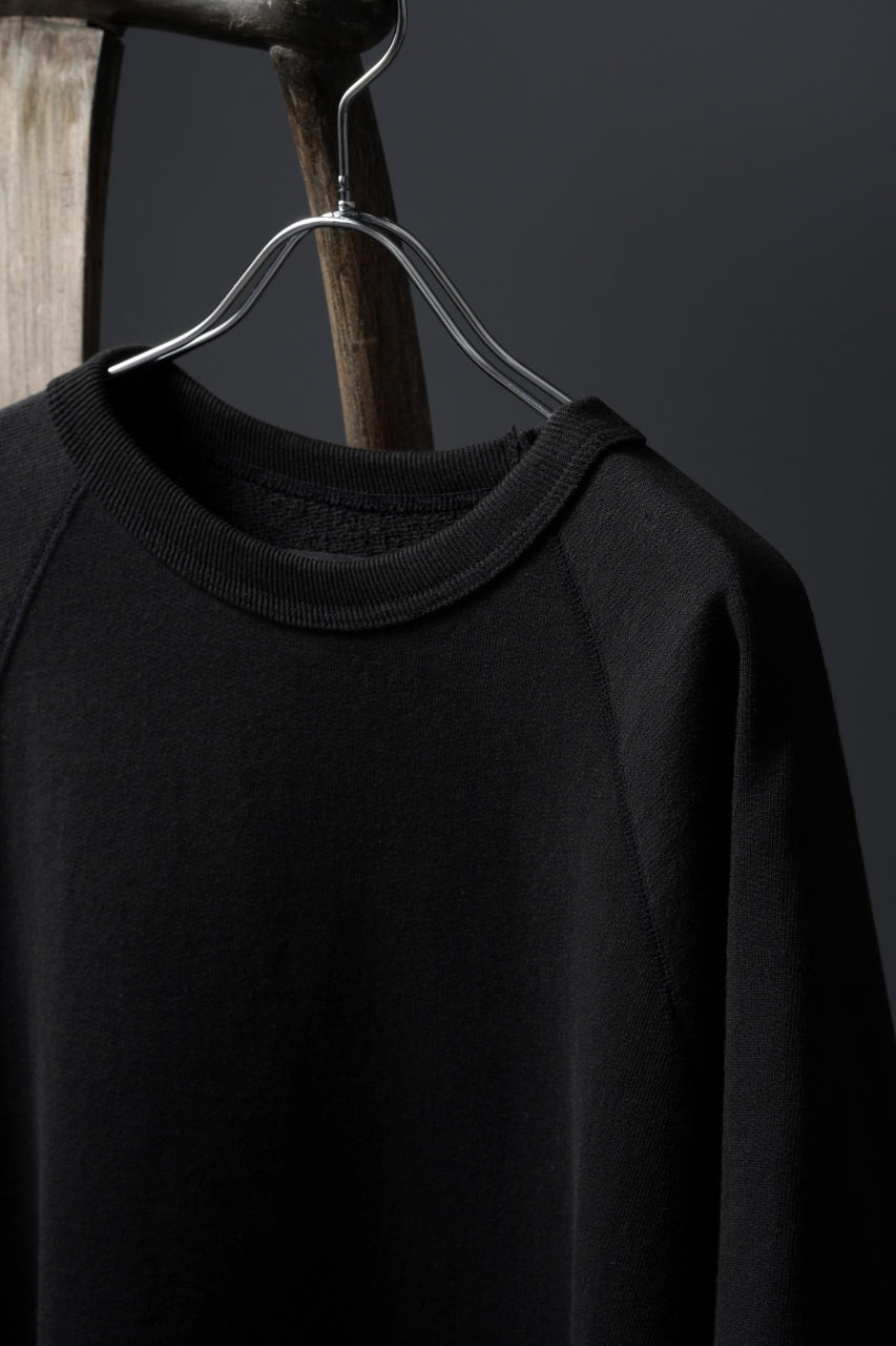 画像をギャラリービューアに読み込む, N/07 exclusive RAGLAN SHORT SLEEVE TOPS / US DRY TERRY (BLACK)