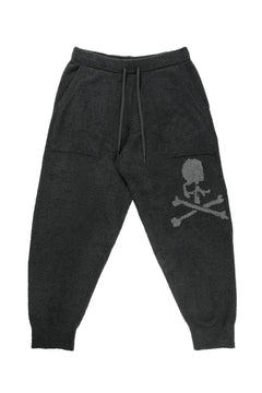 Load image into Gallery viewer, MASTERMIND WORLD LOUNGE LONG PANTS / SOFTLY BOA FLEECE (BLACK x CHARCOAL)