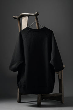 画像をギャラリービューアに読み込む, N/07 exclusive RAGLAN SHORT SLEEVE TOPS / US DRY TERRY (BLACK)