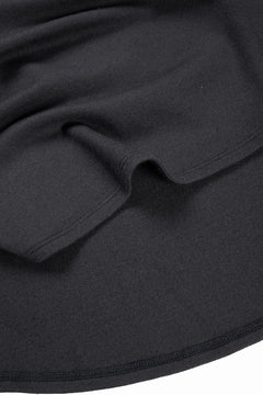画像をギャラリービューアに読み込む, CAPERTICA SOLID L/S TEE / SUPER 140s WASHABLE WOOL MW_JERSEY (CARBON GRAY)