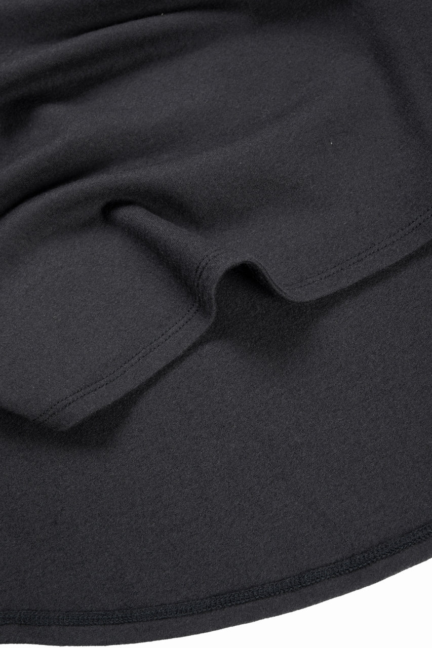 画像をギャラリービューアに読み込む, CAPERTICA SOLID L/S TEE / SUPER 140s WASHABLE WOOL MW_JERSEY (CARBON GRAY)