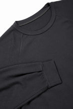 画像をギャラリービューアに読み込む, CAPERTICA WOOL SWEAT 2025ver. / SUPER 140s WASHABLE WOOL MW_JERSEY (CARBON GRAY)