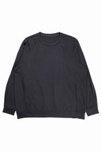 画像をギャラリービューアに読み込む, CAPERTICA WOOL SWEAT 2025ver. / SUPER 140s WASHABLE WOOL MW_JERSEY (CARBON GRAY)