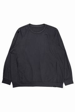 画像をギャラリービューアに読み込む, CAPERTICA WOOL SWEAT 2025ver. / SUPER 140s WASHABLE WOOL MW_JERSEY (CARBON GRAY)