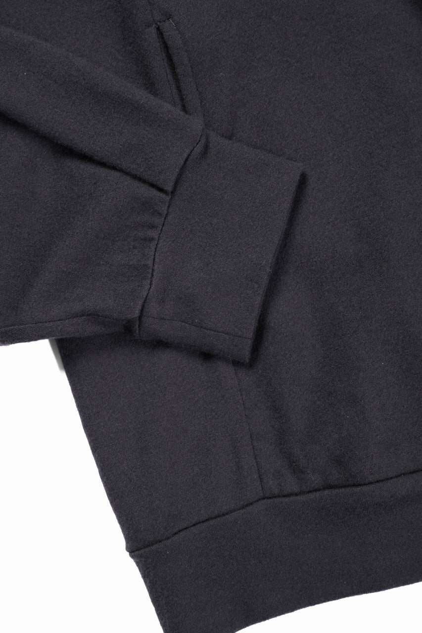 画像をギャラリービューアに読み込む, CAPERTICA WOOL SWEAT 2025ver. / SUPER 140s WASHABLE WOOL MW_JERSEY (CARBON GRAY)