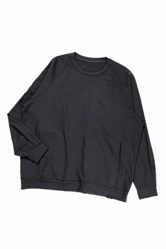 画像をギャラリービューアに読み込む, CAPERTICA WOOL SWEAT 2025ver. / SUPER 140s WASHABLE WOOL MW_JERSEY (CARBON GRAY)