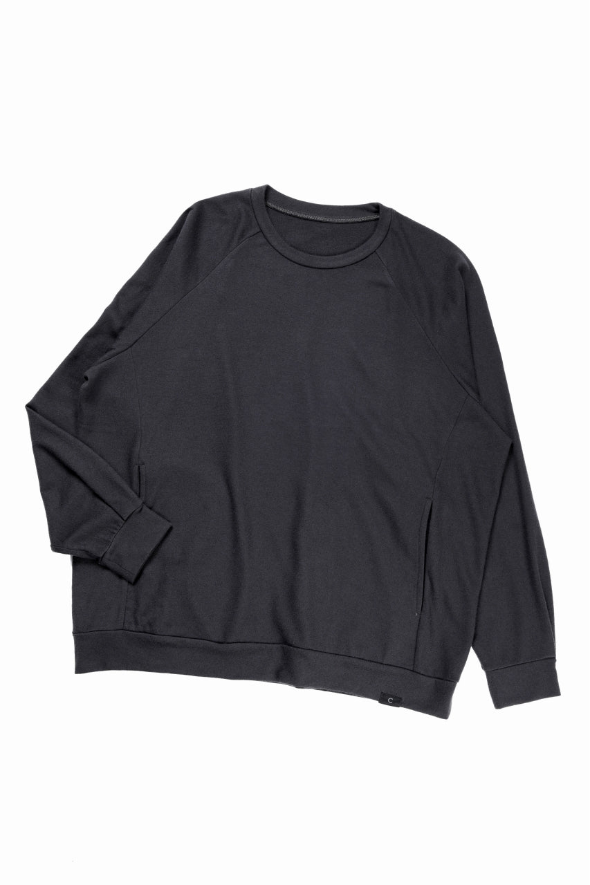 画像をギャラリービューアに読み込む, CAPERTICA WOOL SWEAT 2025ver. / SUPER 140s WASHABLE WOOL MW_JERSEY (CARBON GRAY)