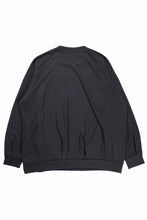 画像をギャラリービューアに読み込む, CAPERTICA WOOL SWEAT 2025ver. / SUPER 140s WASHABLE WOOL MW_JERSEY (CARBON GRAY)