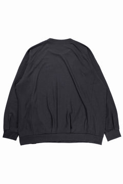 画像をギャラリービューアに読み込む, CAPERTICA WOOL SWEAT 2025ver. / SUPER 140s WASHABLE WOOL MW_JERSEY (CARBON GRAY)