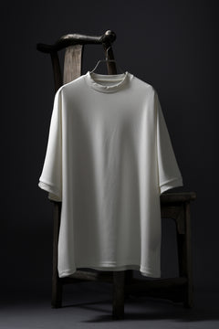 画像をギャラリービューアに読み込む, N/07 DOLMAN SHORT SLEEVE TEE / AQUASUITING THICK RIB (WHITE)