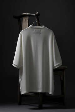 画像をギャラリービューアに読み込む, N/07 DOLMAN SHORT SLEEVE TEE / AQUASUITING THICK RIB (WHITE)