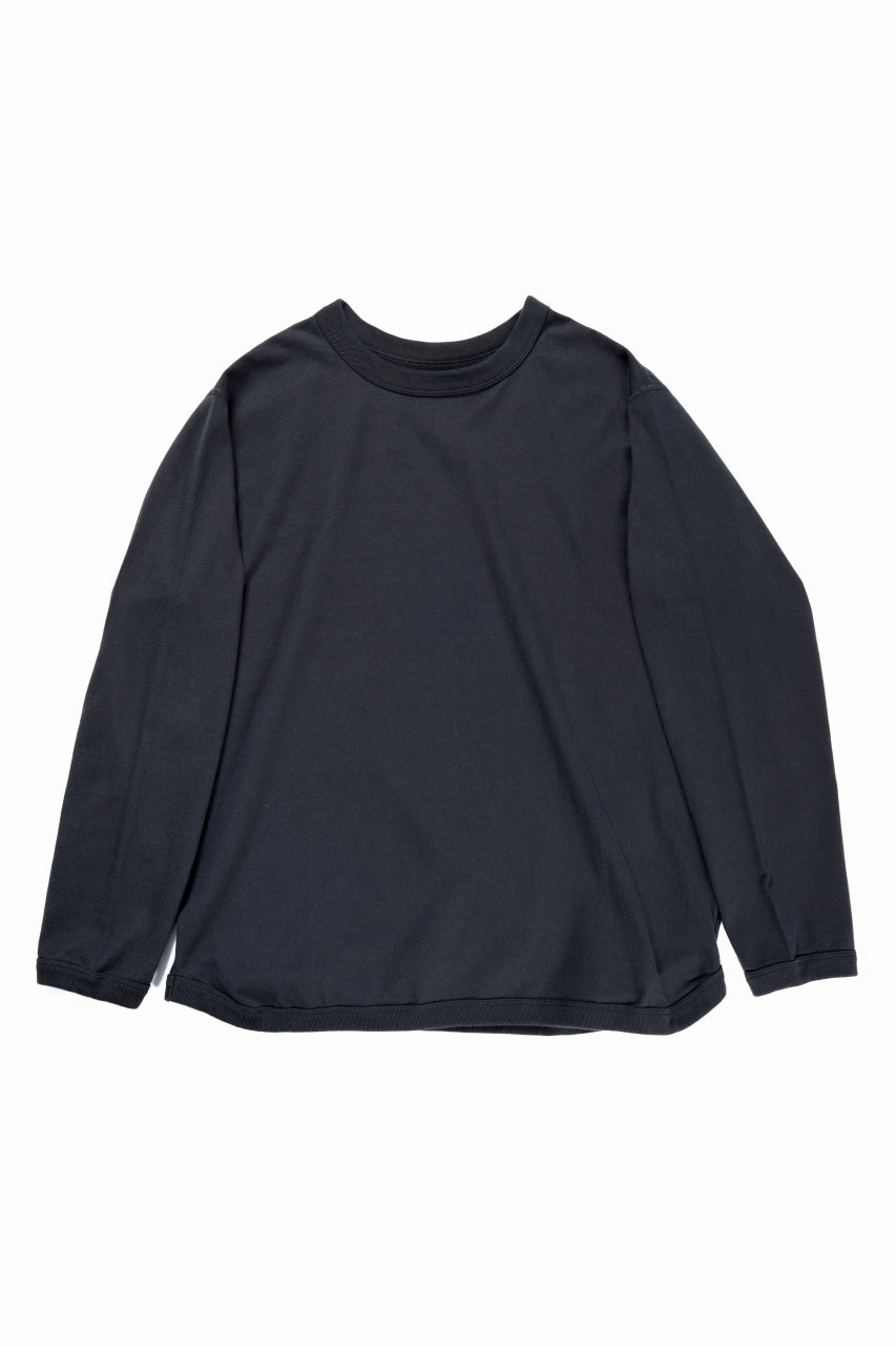画像をギャラリービューアに読み込む, FULLCOUNT FLAT SEAM HEAVY WEIGHT LONG SLEEVE T SHIRT / ORIGINAL 30/2 TIGHT TENSION JERSEY (INK BLACK)