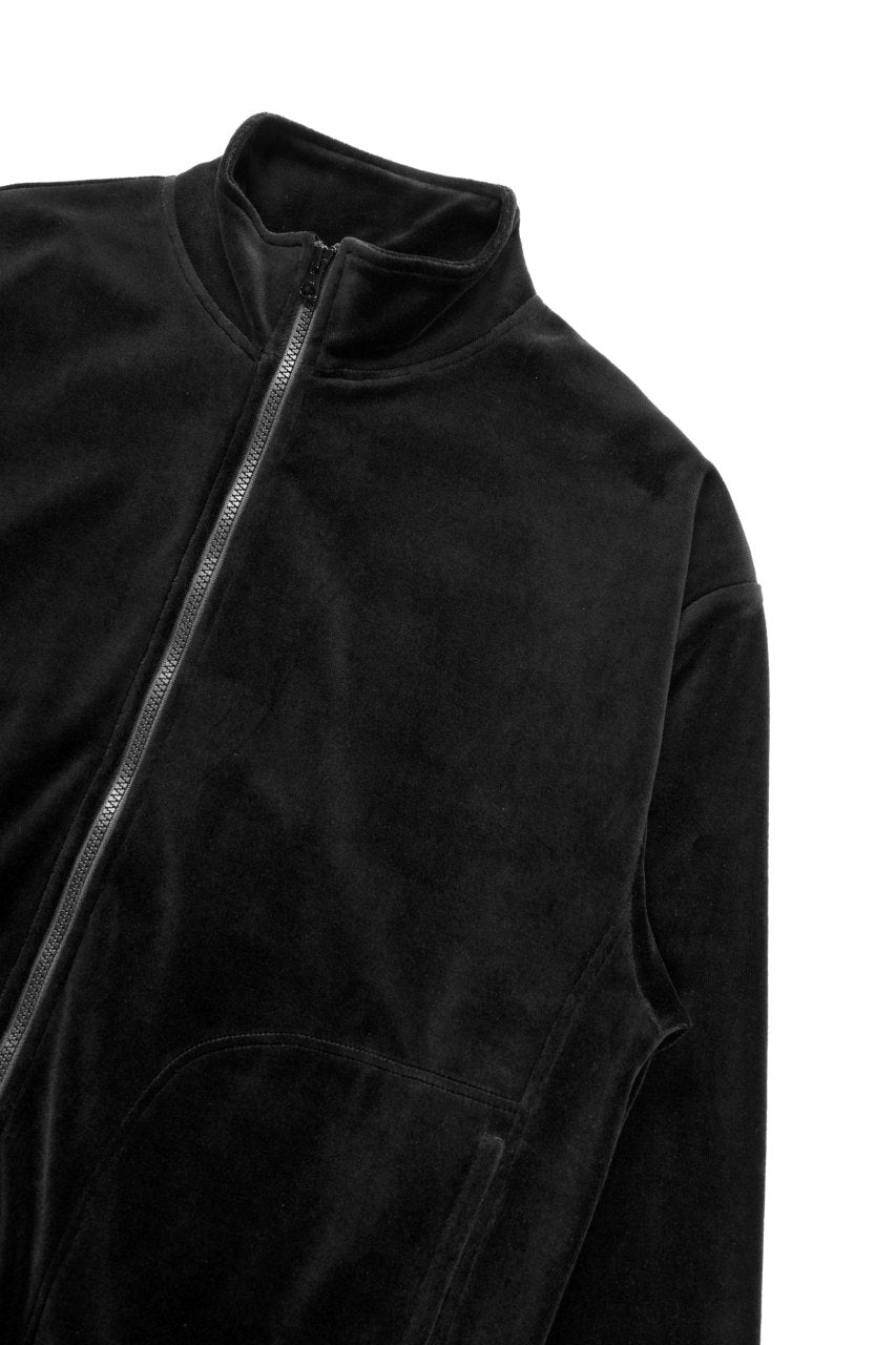 Load image into Gallery viewer, MASTERMIND WORLD VELOUR TRACK JACKET (BLACK)