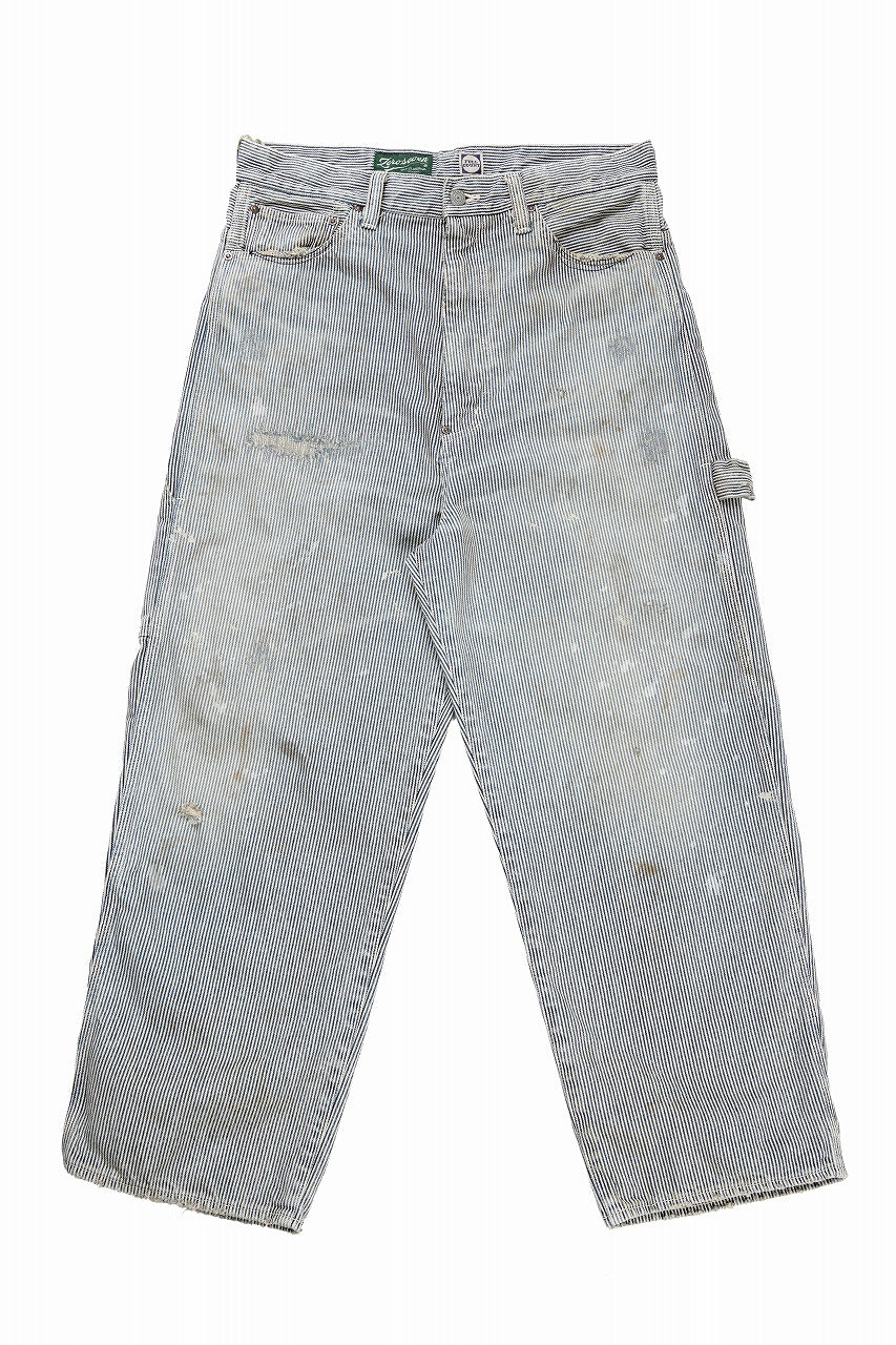 画像をギャラリービューアに読み込む, FULLCOUNT x N/07 x LOOM exclusive WIDE TAPERED PAINTER TROUSERS (HICKORY STRIPE)