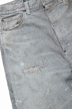 画像をギャラリービューアに読み込む, FULLCOUNT x N/07 x LOOM exclusive WIDE TAPERED PAINTER TROUSERS (HICKORY STRIPE)