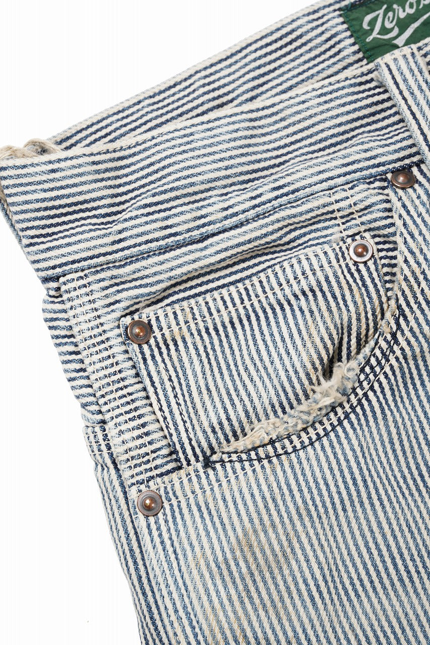 画像をギャラリービューアに読み込む, FULLCOUNT x N/07 x LOOM exclusive WIDE TAPERED PAINTER TROUSERS (HICKORY STRIPE)