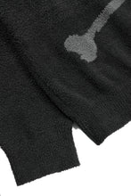 Load image into Gallery viewer, MASTERMIND WORLD LOUNGE FULL-ZIP HOODIE / SOFTLY BOA FLEECE (BLACK x CHARCOAL)