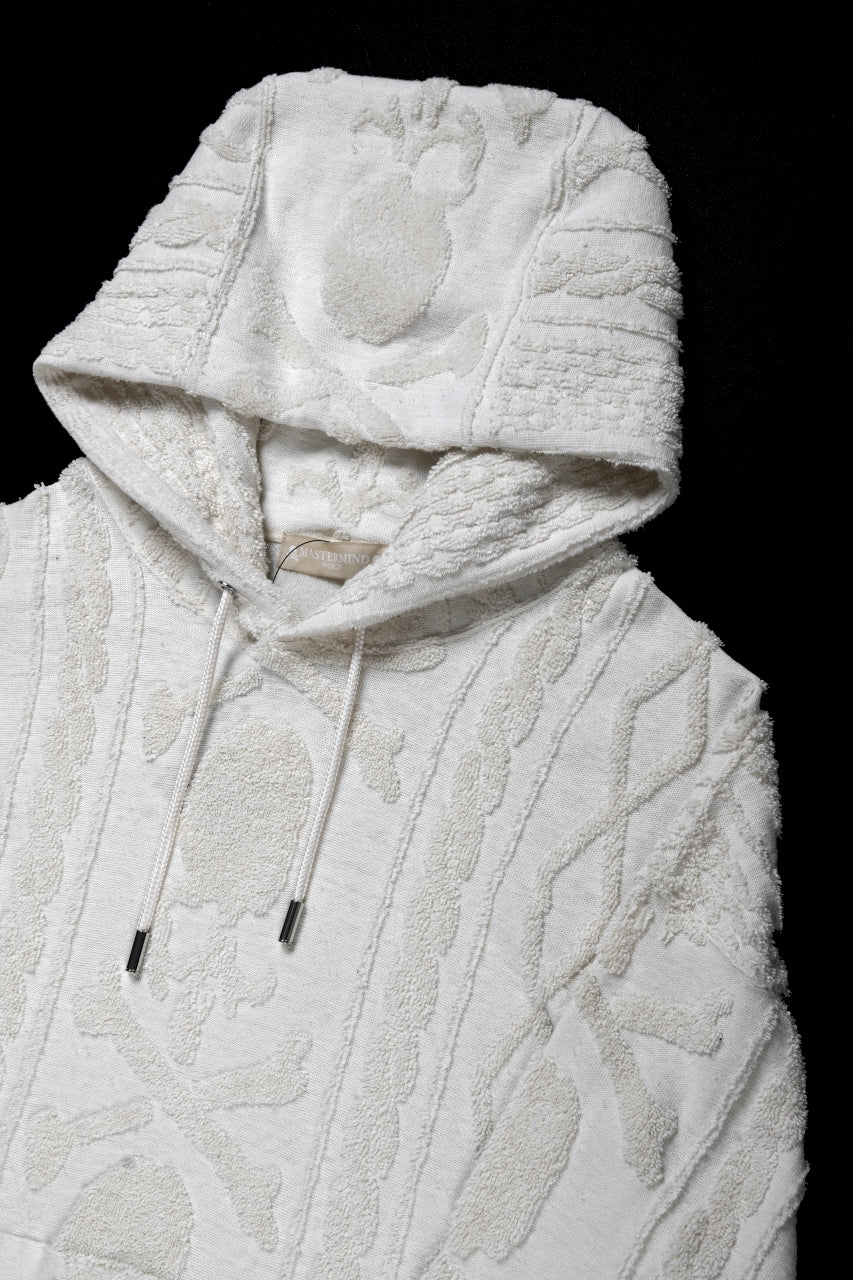 Load image into Gallery viewer, MASTERMIND WORLD OG ARAN HOODIE (IVORY)