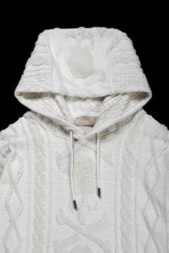 Load image into Gallery viewer, MASTERMIND WORLD OG ARAN HOODIE (IVORY)