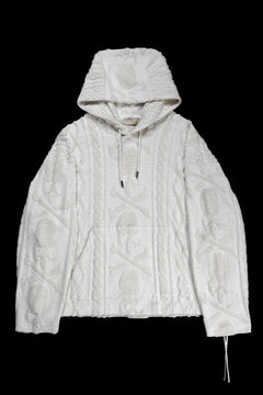 Load image into Gallery viewer, MASTERMIND WORLD OG ARAN HOODIE (IVORY)
