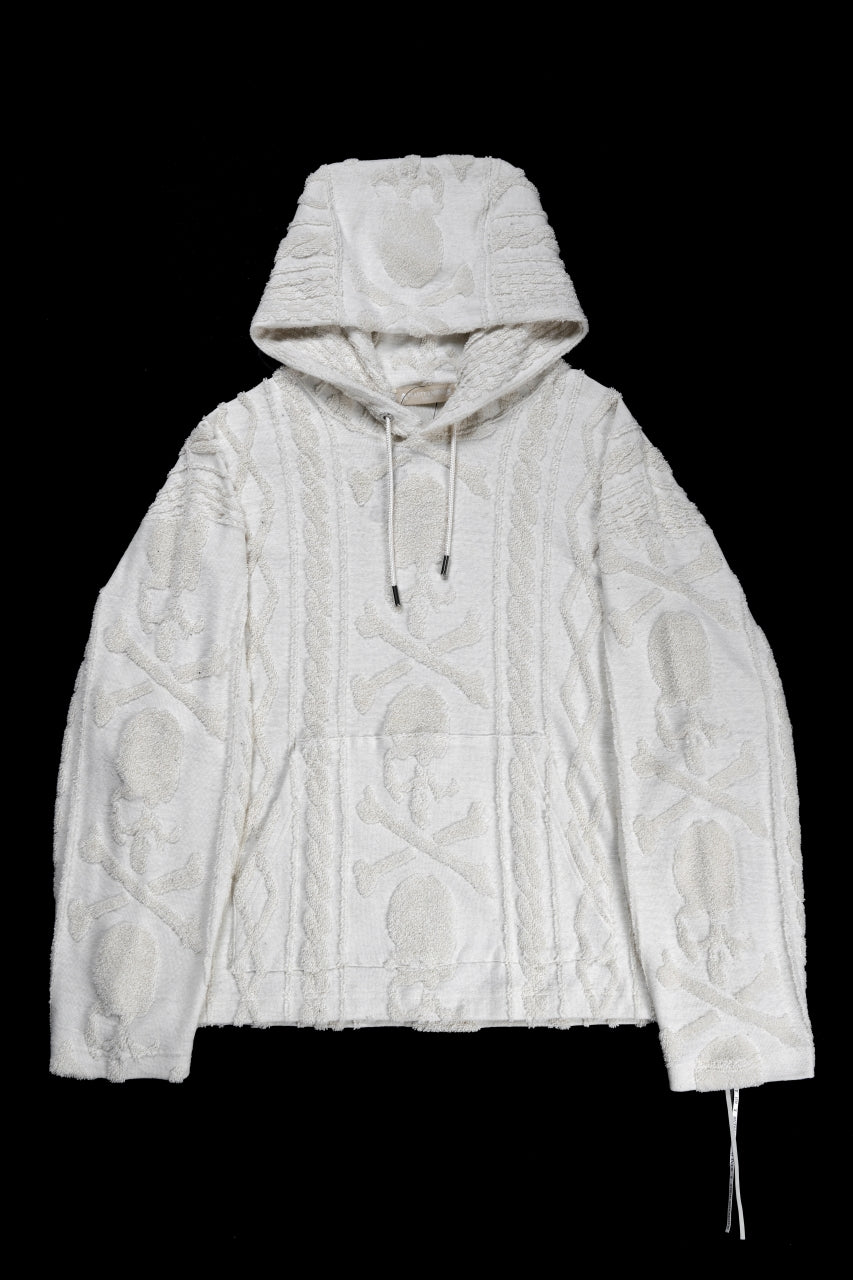 Load image into Gallery viewer, MASTERMIND WORLD OG ARAN HOODIE (IVORY)