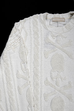 Load image into Gallery viewer, MASTERMIND WORLD OG ARAN SWEAT SHIRT (IVORY)