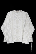 Load image into Gallery viewer, MASTERMIND WORLD OG ARAN SWEAT SHIRT (IVORY)
