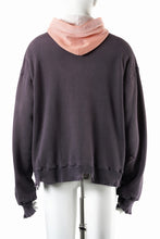 画像をギャラリービューアに読み込む, FULLCOUNT FADING DOUBLE FACE SWEAT HOODIE (EGG PLANT x PINK)