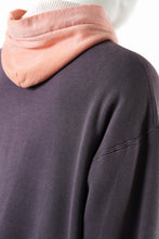 画像をギャラリービューアに読み込む, FULLCOUNT FADING DOUBLE FACE SWEAT HOODIE (EGG PLANT x PINK)