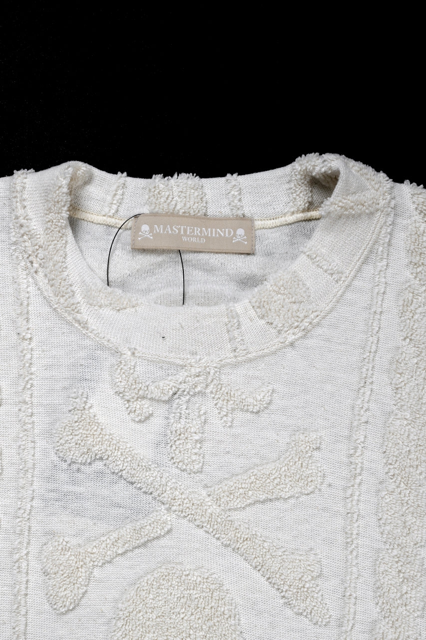 Load image into Gallery viewer, MASTERMIND WORLD OG ARAN SWEAT SHIRT (IVORY)